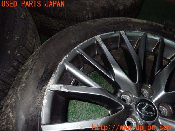 3UPJ=9225380921]レクサス RX450h Fスポーツ(GYL25W)純正 タイヤホイール 20×8J +30 PCD114.3 5穴 4本 難あり 中古_3