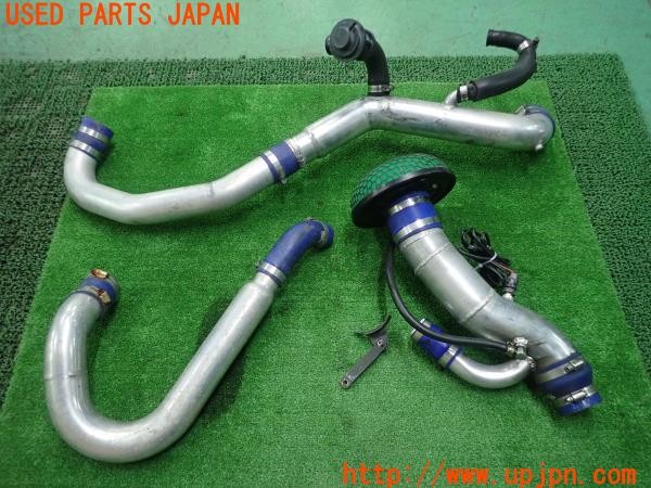 3UPJ=9225410104]ランエボ7 GSR(CT9A)社外 パイピング ブローオフバルブ インテークパイプ HKSエアクリーナー セット 中古_2