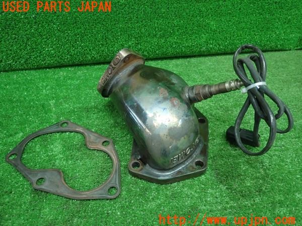 3UPJ=9225410137]ランエボ7 GSR(CT9A)TOMEI 東名 タービンアウトレットパイプ O2センサー付 中古_2