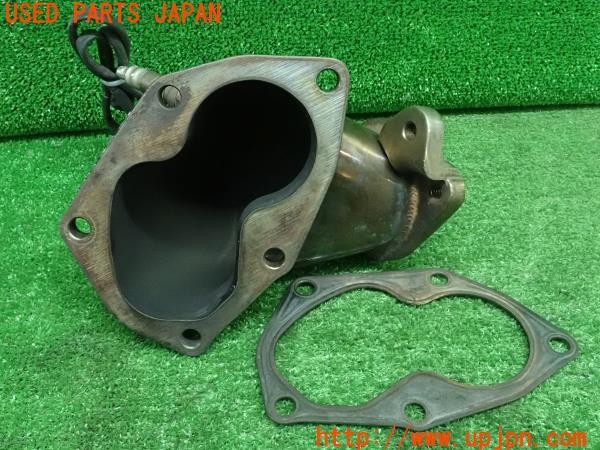 3UPJ=9225410137]ランエボ7 GSR(CT9A)TOMEI 東名 タービンアウトレットパイプ O2センサー付 中古_3