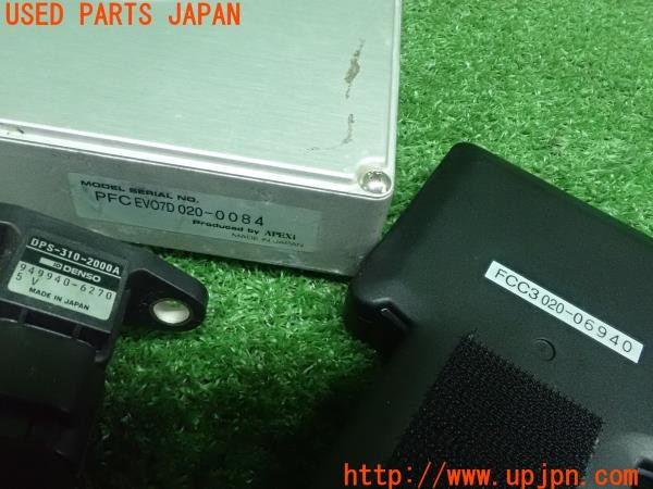 3UPJ=9225410517]ランエボ7 GSR(CT9A)A’PEXi アペックス パワーFC 圧力センサー PFC EVO7D DPS-310-2000A 中古_4