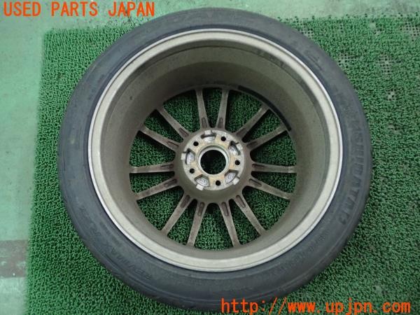 3UPJ=9225410961]ランエボ7 GSR(CT9A)Z.S.S. タイヤホイール1本 18×8.5J +35 PCD114.3 5穴 シバタイヤ 中古_2