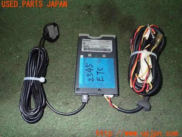 3UPJ=9225450503]アウディ TTクーペ(8JBWA)Panasonic パナソニック CY-ET907D ETC車載器 中古_3