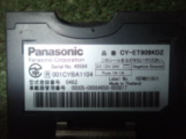 3UPJ=9225450503]アウディ TTクーペ(8JBWA)Panasonic パナソニック CY-ET907D ETC車載器 中古_5