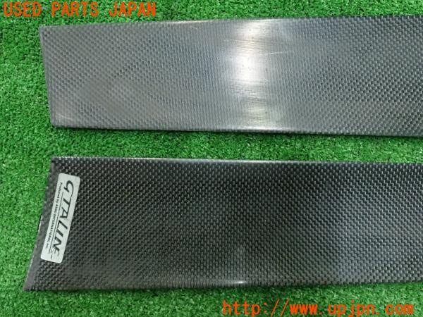 3UPJ=9225620012]アルファロメオ 147 GTA(937AXL)ASSO GTALine アッソ Bピラーパネルカバー カーボン調 中古_3