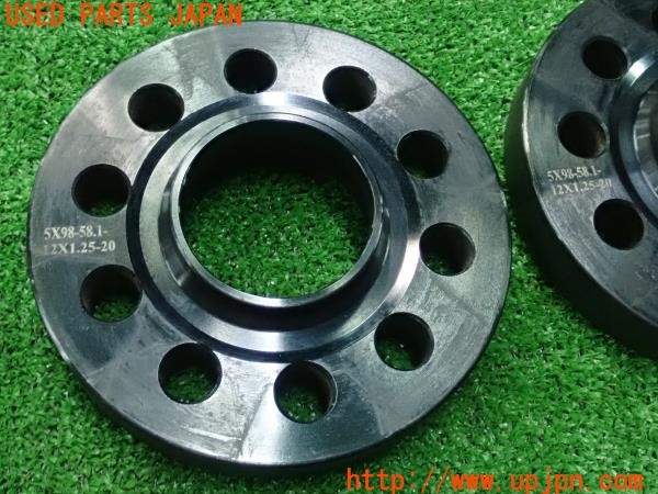 3UPJ=9225620971]アルファロメオ 147 GTA(937AXL)社外 ワイドトレッドスペーサー① 20mm PCD98 5穴 M12×P1.25 中古_2