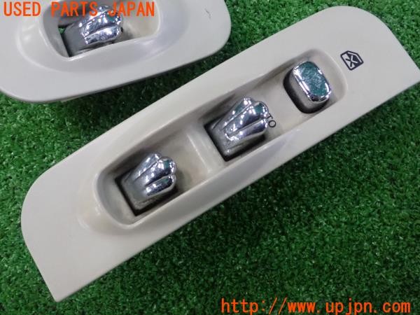 3UPJ=9225700532]フィガロ(FK10)純正 パワーウィンドウスイッチ PW 運転席 助手席 セット 80960-37B00  80961-37B00 中古_2