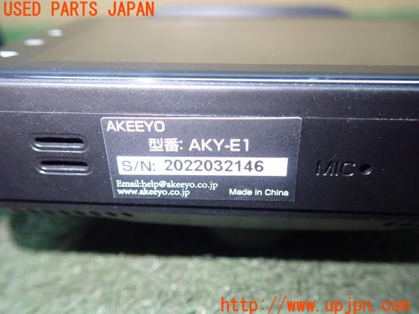 3UPJ=9225830579]インプレッサ WRX STI(GDB B型)AKEEYO AYKY-E1 ドライブレコーダー 中古_3