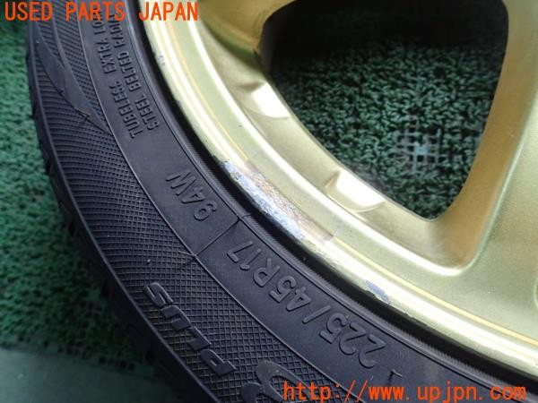 3UPJ=9225830918]インプレッサ WRX STI(GDB B型)純正 ホイール 17×7.5JJ +53 PCD100 5穴 4本 中古_2