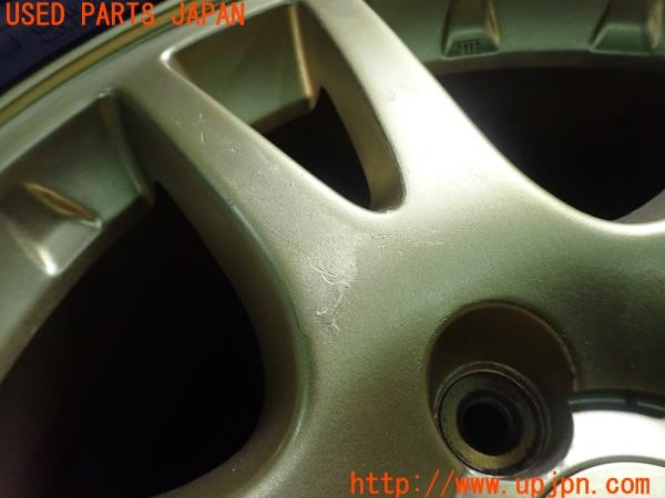 3UPJ=9225830918]インプレッサ WRX STI(GDB B型)純正 ホイール 17×7.5JJ +53 PCD100 5穴 4本 中古_3