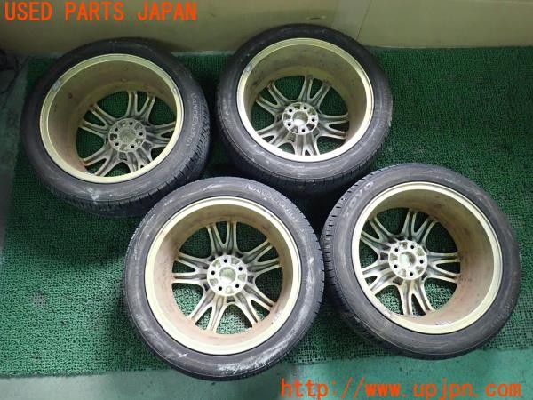 3UPJ=9225830918]インプレッサ WRX STI(GDB B型)純正 ホイール 17×7.5JJ +53 PCD100 5穴 4本 中古_5