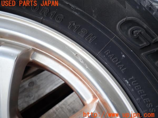 3UPJ=9226040917]ハイラックスサーフ(RZN185W)後期 Weds ウェッズ KEELER FIELD? タイヤホイール 16×7JJ +5 PCD139.7 6穴 4本 中古_3