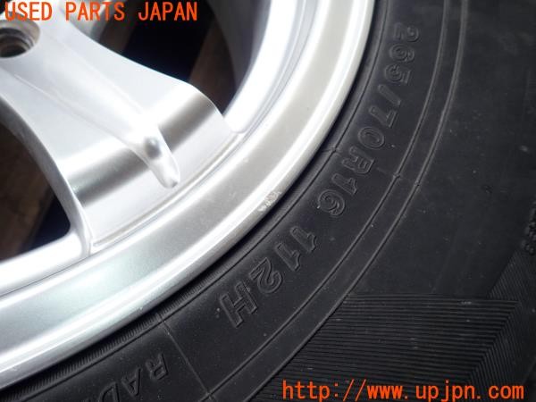 3UPJ=9226040917]ハイラックスサーフ(RZN185W)後期 Weds ウェッズ KEELER FIELD? タイヤホイール 16×7JJ +5 PCD139.7 6穴 4本 中古_5