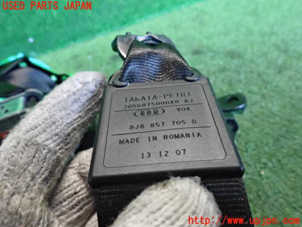 2UPJ-9226097075]アウディ・TT クーペ(8JBUBF)助手席シートベルト 中古_3