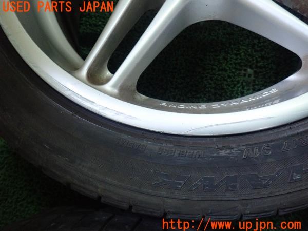 3UPJ=9226120918]BMW 318is クーペ(BE19 E36)RACING DYNAMICS EST063 ホイール 17×7.5JJ +24 PCD120 5穴 4本 中古_3