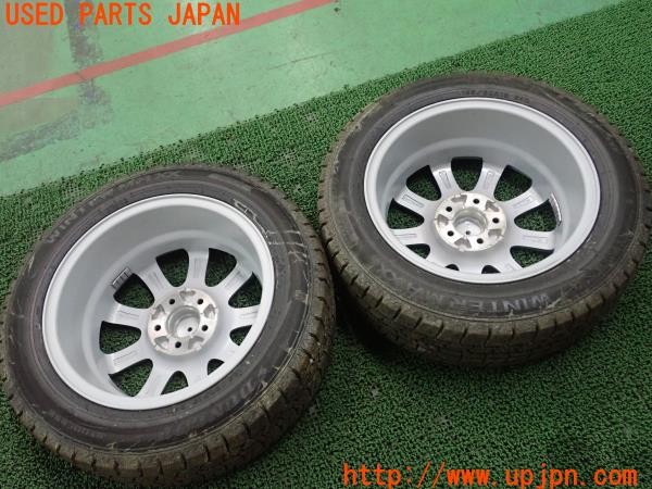 3UPJ=9226150916]シエンタ ハイブリッド(NHP170G)DUNLOP ダンロップ タイヤホイール DUFACT デュファクト 15×6J +45 PCD100 5穴 2本 中古_2