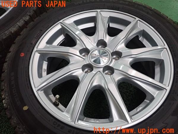 3UPJ=9226150916]シエンタ ハイブリッド(NHP170G)DUNLOP ダンロップ タイヤホイール DUFACT デュファクト 15×6J +45 PCD100 5穴 2本 中古_4