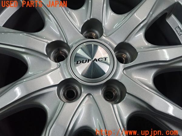 3UPJ=9226150961]シエンタ ハイブリッド(NHP170G)DUNLOP ダンロップ タイヤホイール DUFACT デュファクト 15×6J +45 PCD100 5穴 1本 中古_3