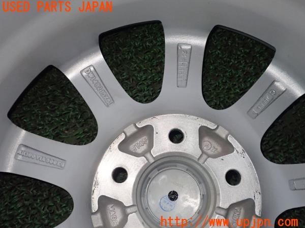 3UPJ=9226150961]シエンタ ハイブリッド(NHP170G)DUNLOP ダンロップ タイヤホイール DUFACT デュファクト 15×6J +45 PCD100 5穴 1本 中古_5
