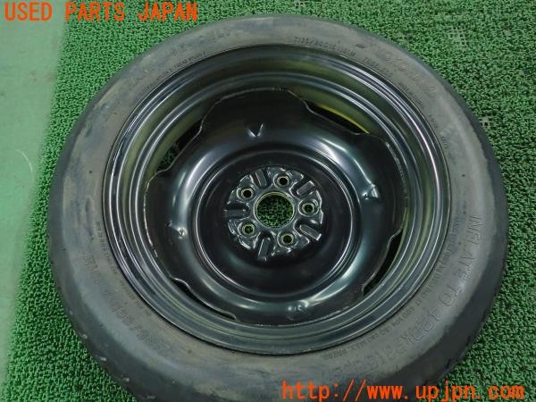 3UPJ=9226150964]メーカー不明 スペアタイヤ J16X4T PCD100 T135/80D16 5穴 テンパータイヤ 中古_4