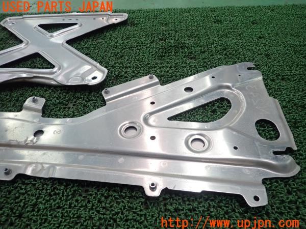 3UPJ=9226210700]ロードスター(ND5RC)前期 純正 トンネルブレースバー アルミ ボディ補強 アンダーブレース 2点セット 中古_4