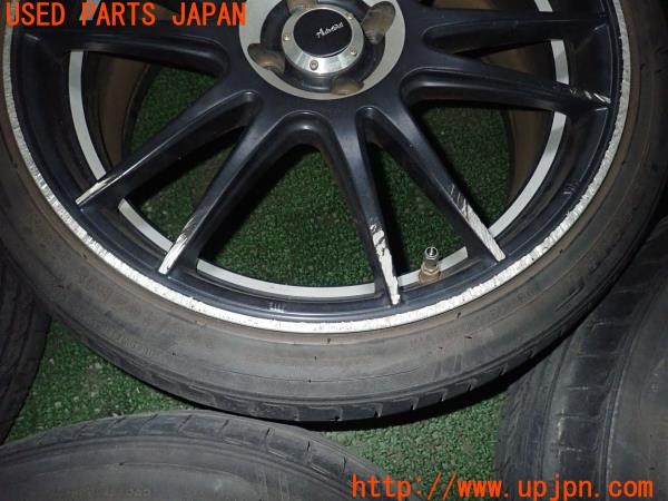 3UPJ=9226230919]BMW ミニ ジョンクーパーワークス(MFJCW R56)Advanti VIGOROSO N948M ホイール 18×7.5J +48 PCD100 4穴 4本 中古_3