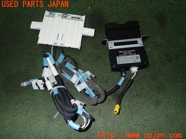3UPJ=9226290503]クラウンハイブリッド アスリートG リボーン ピンク(AWS210)純正ビルトイン 86980-30080 ETC車載器 中古_3
