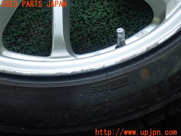 3UPJ=9226290961]BRIDGESTONE ブリヂストン ECO FORME SE-10 BLIZZAK VRX2 スタッドレスタイヤホイール 18×8J +45 PCD114.3 5穴 1本 中古_3