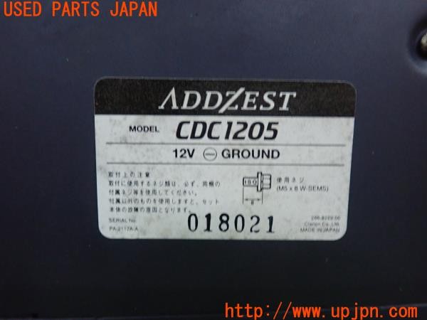 3UPJ=9226310501]ランクル80(HDJ81V)後期 ADDZEST アゼスト CDC1205 CDチェンジャー 12連奏 中古_5