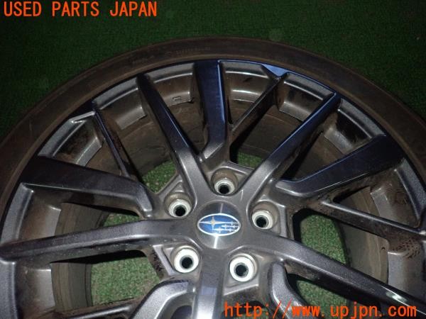 3UPJ=9226350919]WRX S4(VBH B型)純正 ホイール1本 18×8.5J +55 PCD114.3 5穴 NEOVA AD09 タイヤ 中古_2