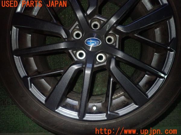 3UPJ=9226350919]WRX S4(VBH B型)純正 ホイール1本 18×8.5J +55 PCD114.3 5穴 NEOVA AD09 タイヤ 中古_3