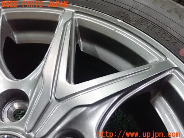 3UPJ=9226400916]エスクァイア ハイブリッド(ZWR80G)TOPY SIBILLA NEXT F05 スタッドレスタイヤホイール 15×6J +53 PCD114.3 5穴 4本 中古_4
