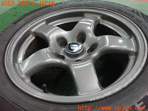 3UPJ=9226560917]スカイライン(HR34)前期 純正 R32 タイプM ホイール2本 16×8JJ +30 PCD114.3 5穴 中古_4