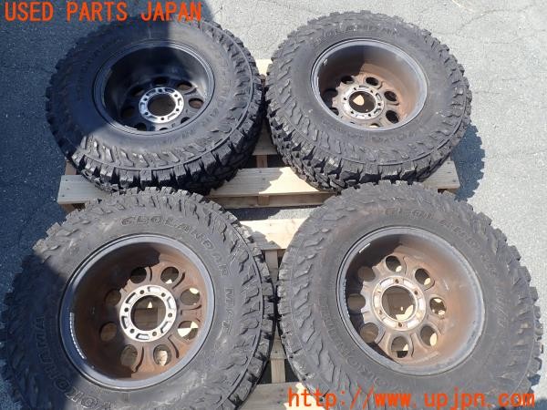 3UPJ=9226570904]ハイラックスサーフ(RZN185W)前期 社外 タイヤホイール 16×8J ±0 PCD139.7 6穴 4本 中古_5