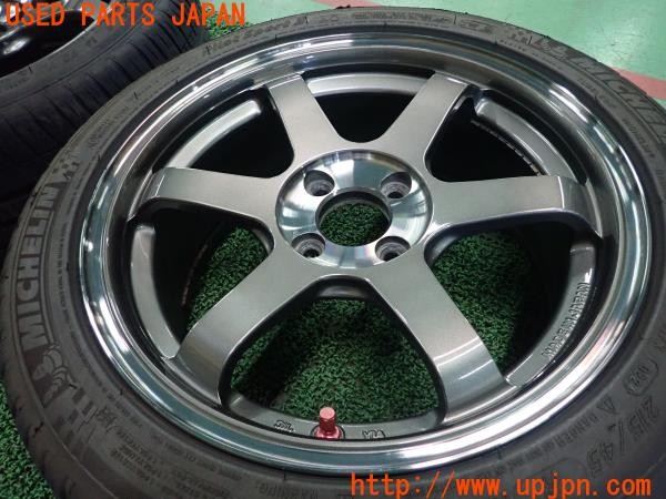 3UPJ=9226590917]ユーノス ロードスター Sスペシャルパッケージ(ND5RC)前期 RAYS TE37 SONIC SL ホイール 16×7J +34 PCD100 4穴 2本 中古_3