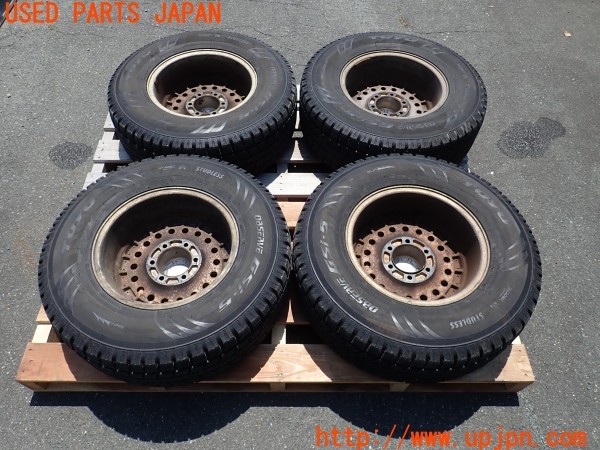 3UPJ=9226610917]ハイラックスサーフ(RZN185W)前期 BRIDGESTONE ブリヂストン BERG D ホイール 16×8JJ ±0 PCD139.7 6穴 4本 中古_5