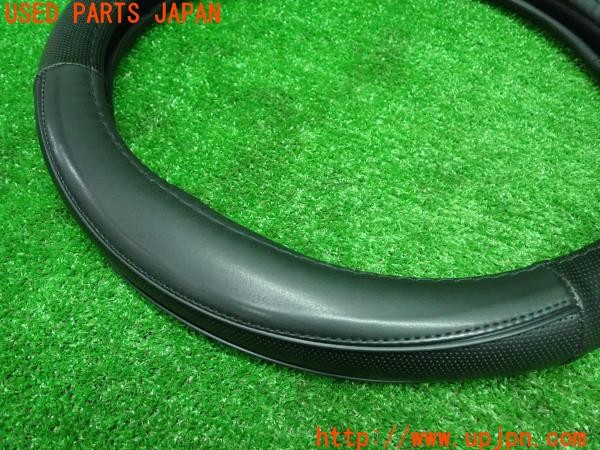 3UPJ=9226660001]スペーシア カスタムHV XSターボ(MK53S)社外 ステアリングカバー ハンドルカバー 37X9.5 GHD-D001 中古_4