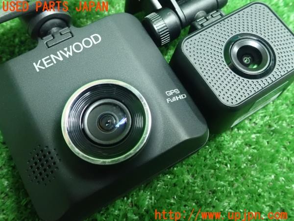 3UPJ=9226680579]カムリ ハイブリッド(AXVH70)KENWOOD ケンウッド ドライブレコーダー DRV-MR450 前後2カメラ シガー電源 中古_3