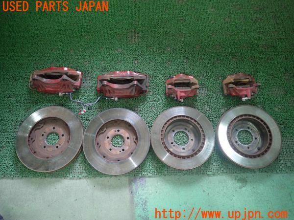3UPJ=9226700302]ランサーエボリューションX GSR(CZ4A)純正 brembo ブレンボ キャリパーローターセット 中古_2