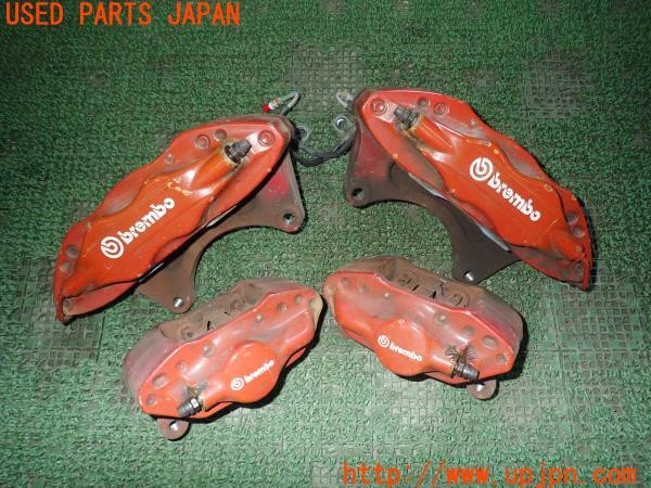 3UPJ=9226700302]ランサーエボリューションX GSR(CZ4A)純正 brembo ブレンボ キャリパーローターセット 中古_3