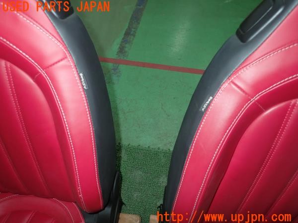 3UPJ=9226770609]アバルト 595 ツーリズモ(31214T)純正 シートセット 運転席 助手席 レール付き 中古_3