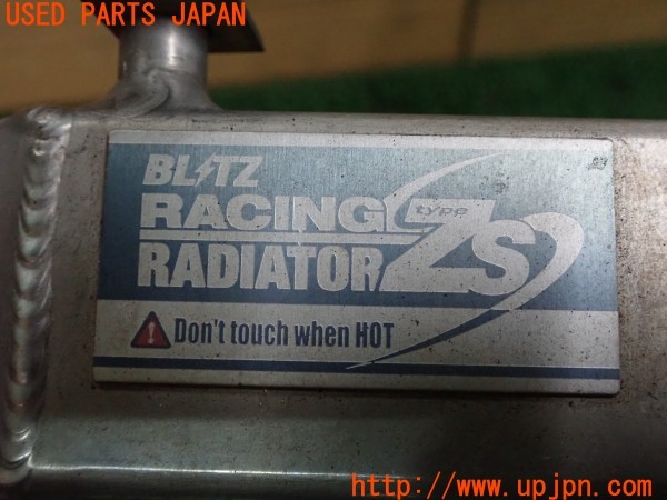 3UPJ=9226830154]ランサーエボリューションIX MR(CT9A)BLITZ ブリッツ RACING RADIATOR type-ZS ラジエーター 中古_5