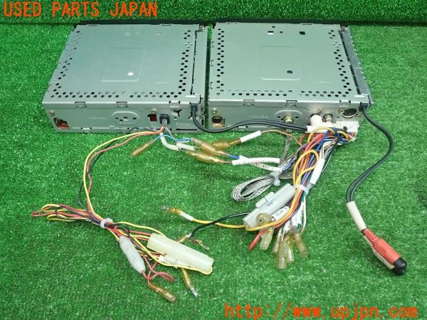3UPJ=9226890518]いすゞ ピアッツァ(JR120)Panasonic パナソニック CD/カセットプレーヤー CX-DX33D CQ-GX33D 1DIN×2  難有 中古_2