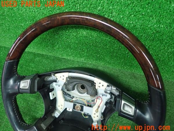3UPJ=9226970617]ステージア 25RS(WGC34)後期 純正 ステアリング 390mm 中古_2