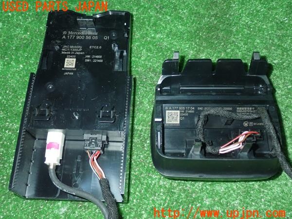 3UPJ=9226980503]ベンツ A200d セダン(177112)純正 ETC2.0車載器 A 177 900 56 05 JRM-1302JP 中古_5