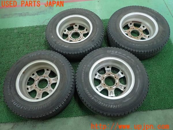 3UPJ=9227010916]ハイエースバン200系(KDH206V 3型)weds KEELER ホイール 15×6J +33 PCD139.7 6穴 4本 1本難有 中古_2