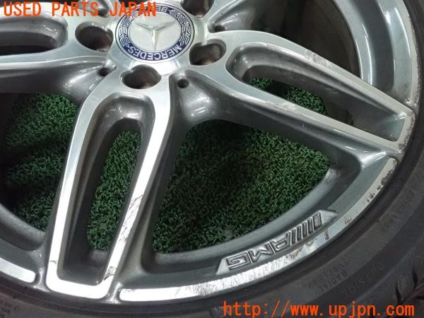 3UPJ=9227050919]ベンツ CLA180 シューティングブレーク(117942)純正 AMG ホイール 18H2×7.5J +52 PCD112 5穴 4本 中古_5