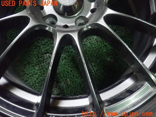 3UPJ=9227060919]インプレッサ WRX-STI(GRB A型)Weds Sport ウェッズ SA-72R タイヤホイール 18×8.5J +50 PCD114.3 5穴 4本 中古_3