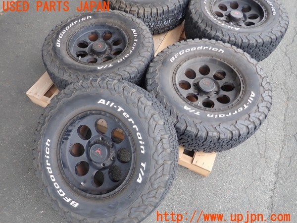 3UPJ=9227120917]ハイラックスサーフ(RZN185W)中期 MCLIMB エムクライム ASTRO DC ホイール 16×8J +5 PCD139.7 6穴 5本 中古_2