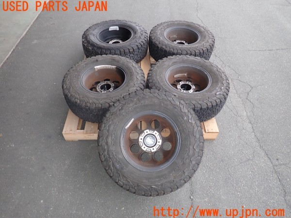 3UPJ=9227120917]ハイラックスサーフ(RZN185W)中期 MCLIMB エムクライム ASTRO DC ホイール 16×8J +5 PCD139.7 6穴 5本 中古_4